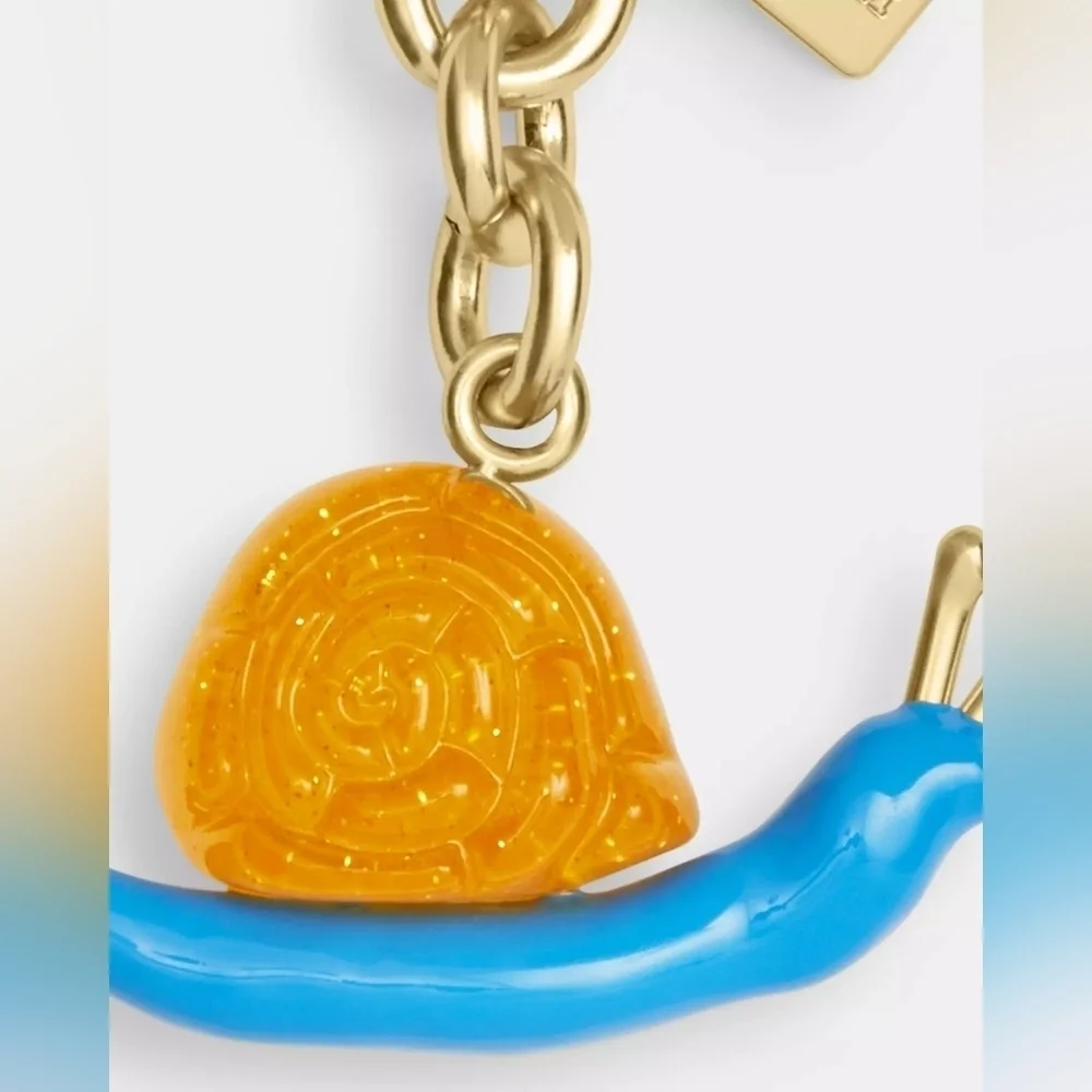 Coach X Observed By Us Snail Bag Charm - Picture 2 of 3